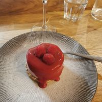 Strawberry cheesecake at Koko Green in Nice
