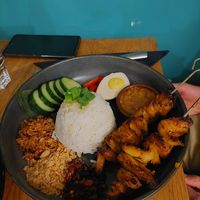 Lemongrass chicken at Koko Green in Nice