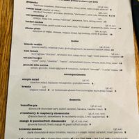 Menu   at Koko Green in Nice