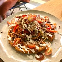 Kimchi waffle  at Koko Green in Nice