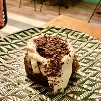 Banana and caramel pie   at Koko Green in Nice