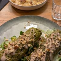 Wraps and gnocchi (divine) at Koko Green in Nice