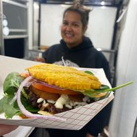 Got to try the Hambori for the first time last week. Highly recommend!  at RiCoQui Plant-Based Street Food in Charlotte