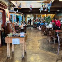 Inside dinning area  at The Begging Burro in Custer
