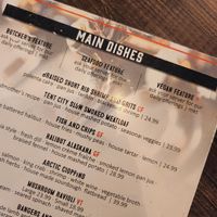 Be sure to ask for their daily Vegan Feature! at Tent City Taphouse in Anchorage