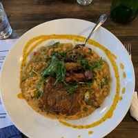 I got the Vegan Israeli Risotto. The creaminess of the garbanzo risotto was amazing and I couldn’t be happier, especially since it’s dairy free! The oyster mushrooms are to yum at Tent City Taphouse in Anchorage