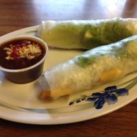 tofu summer rolls at Annie's Cafe in Louisville