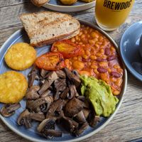 Vegan breakfast at Brewdog - Doghouse in Manchester
