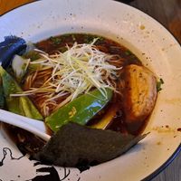 Vegan shoyu ramen at Takumi Leipzig Chicken & Vegan in Leipzig