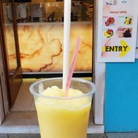 Pineapple granita at Gelateria Crema in Venice