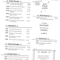 Menu  at Good Stuff Cafe & Eco Store in Amed