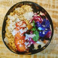 Granola at Good Stuff Cafe & Eco Store in Amed