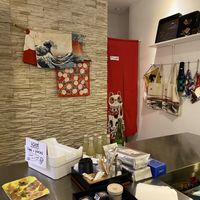 Some seatings behind the table  at Tokyo Taiyaki Story in The Hague