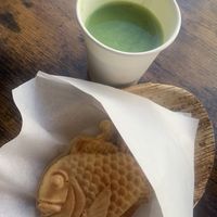 Taiyaki with Matcha   at Tokyo Taiyaki Story in The Hague