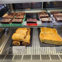 Range of vegan brownies at Kitchen on the Corner in Swindon