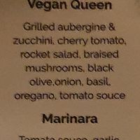 Menu at Francesco's Pizza in 