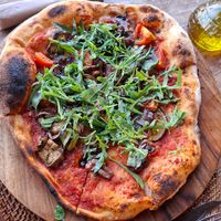 "Vegan Queen" at Francesco's Pizza in 