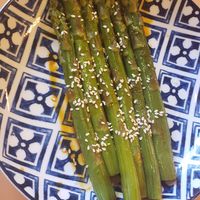 Asparagus side at Cultivate Plant-Based Eatery in Rahway