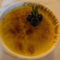 Creme brulee at Cultivate Plant-Based Eatery in Rahway