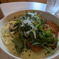 Chicken piccata at Cultivate Plant-Based Eatery in Rahway