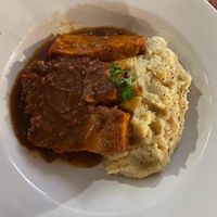 Lamb and mash   at Romeo and Vero Vegan Butcherie and Restaurant  in Cape Town