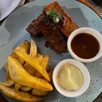 Steak and chips   at Romeo and Vero Vegan Butcherie and Restaurant  in Cape Town