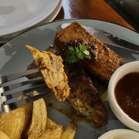 Steak and chips  at Romeo and Vero Vegan Butcherie and Restaurant  in Cape Town