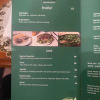 Menu page 1  at Romeo and Vero Vegan Butcherie and Restaurant  in Cape Town