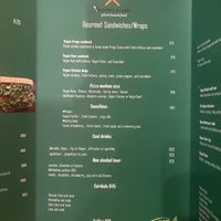 Menu page 2  at Romeo and Vero Vegan Butcherie and Restaurant  in Cape Town