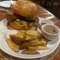 Steak burger  at Romeo and Vero Vegan Butcherie and Restaurant  in Cape Town