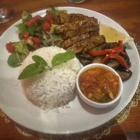 Chef’s special Lamb dish  at Romeo and Vero Vegan Butcherie and Restaurant  in Cape Town