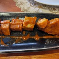 Hot kabobs  at Romeo and Vero Vegan Butcherie and Restaurant  in Cape Town