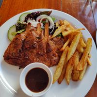 Rips with chips at Romeo and Vero Vegan Butcherie and Restaurant  in Cape Town