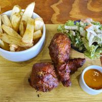 Hot drumsticks at Romeo and Vero Vegan Butcherie and Restaurant  in Cape Town