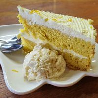 Lemon cake at Romeo and Vero Vegan Butcherie and Restaurant  in Cape Town