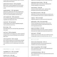 Menu  at SALT in Amed