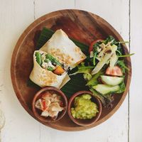 Breakfast Burrito with extra sambal at SALT in Amed