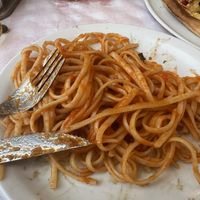 Pasta el carrietierra  at Dolphin Pizzas in Symi