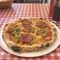   at Dolphin Pizzas in Symi