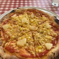   at Dolphin Pizzas in Symi