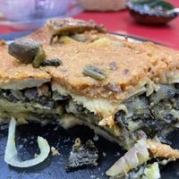 Lasagna Paleo  at Miss DELEITES in Cozumel