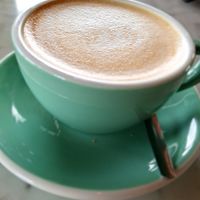 Oat coffee at Anne&Max - Houthavens in Amsterdam