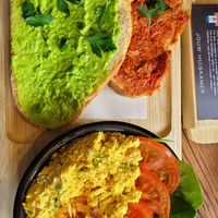 Vegan egg salad at Anne&Max - Oud-West in Amsterdam