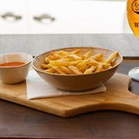 Hand-cut french fries at Radio Sabich in Tenerife