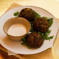 Super crispy falafel at Radio Sabich in Tenerife