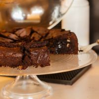 Omg that chocolate cake🤪🤘 at Radio Sabich in Tenerife