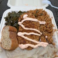   at Southern Fried Vegan BBQ in Los Angeles