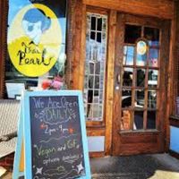 Out front. at Thai Pearl in Asheville