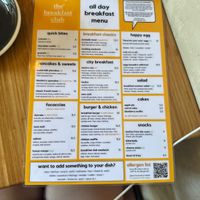 Menu  at Hofje zonder zorgen in Haarlem