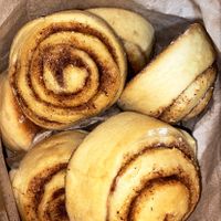 Cinnamon rolls  at Vegarden in Medellin